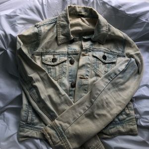 Free People Cropped Denim/Jean Jacket